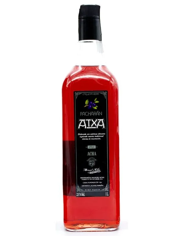 Pacharán Atxa etiqueta Negra 1L