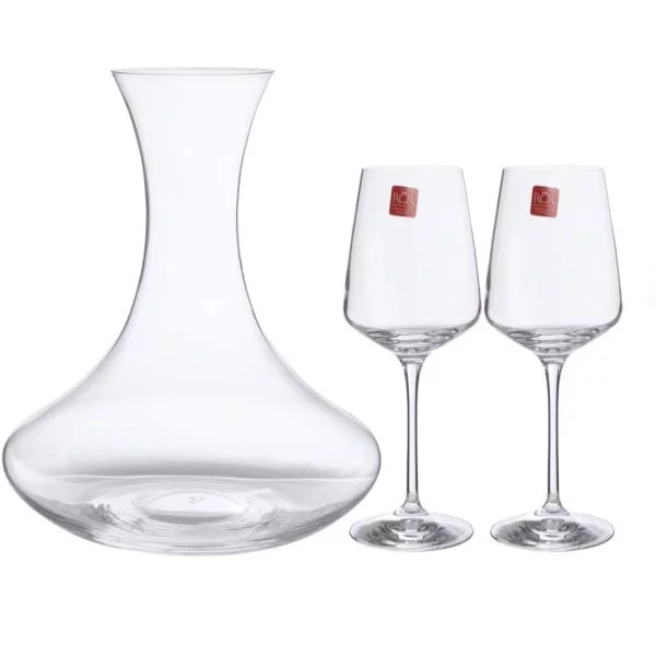 Set Decanter + 2 Copas Aria
