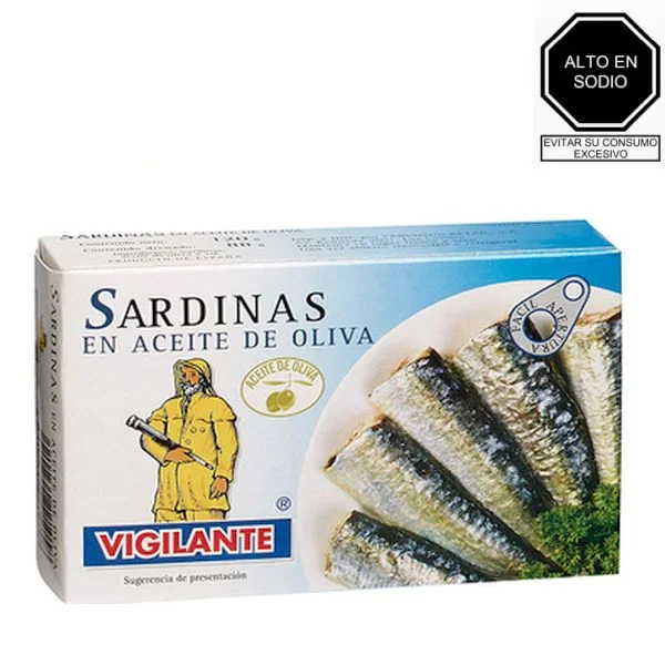 Sardinas en aceite de Oliva Vigilante