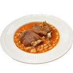 Alubias con Manitas Ración