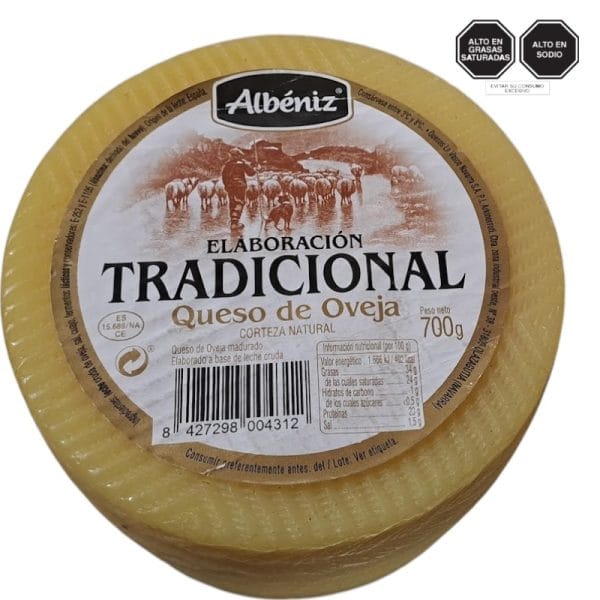 Queso de Oveja Tradicional Leche Cruda Mini Molde