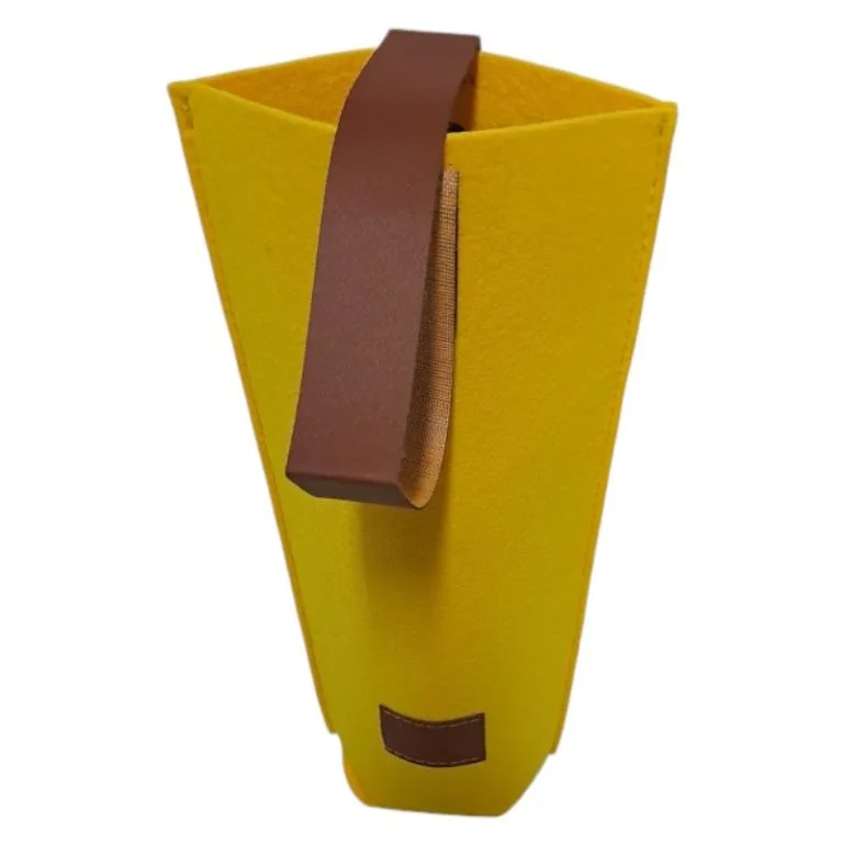 Bolsa de vino de fieltro