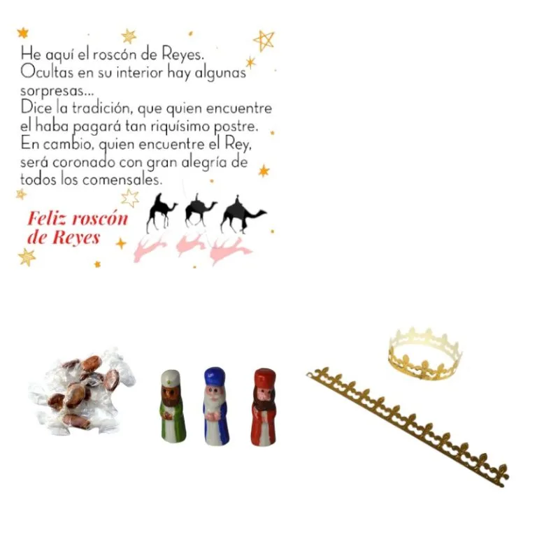 Figuritas para Roscón de Reyes