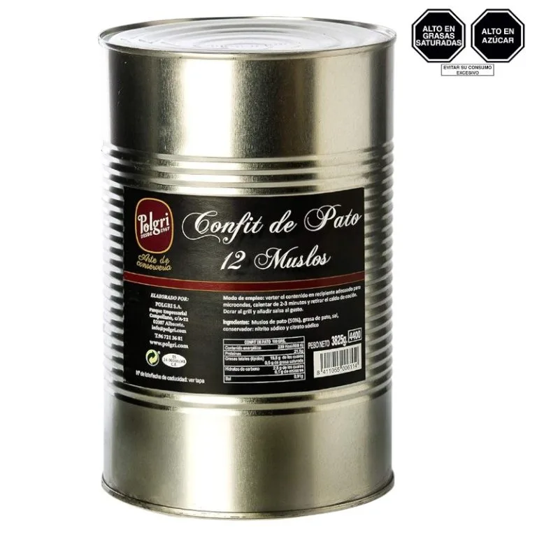 Confit de Pato 12 muslos