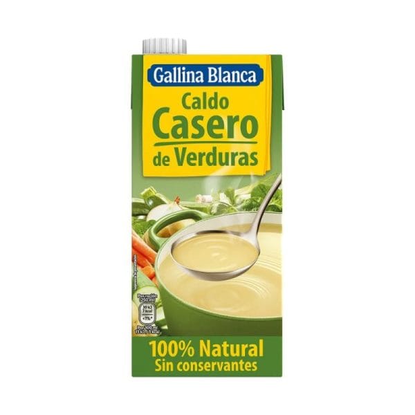 Caldo Casero de Verduras 100% Natural
