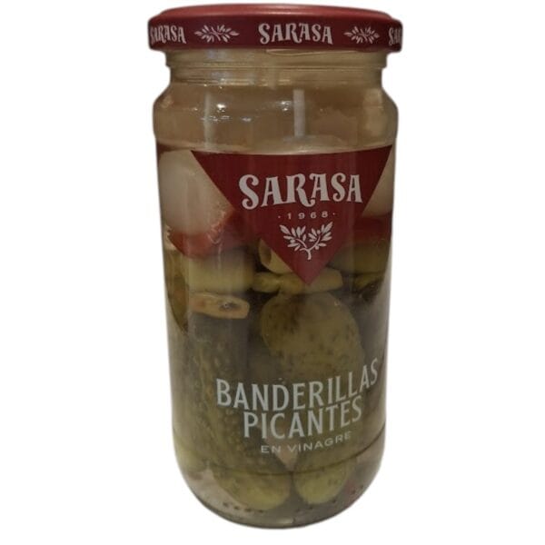 Banderillas picantes en vinagre