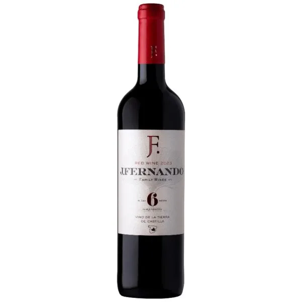Vino Tinto Tempranillo 6 meses 2023 J. Fernando