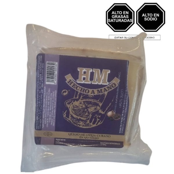 Cuña de Queso de Oveja  con Ajo Negro HM