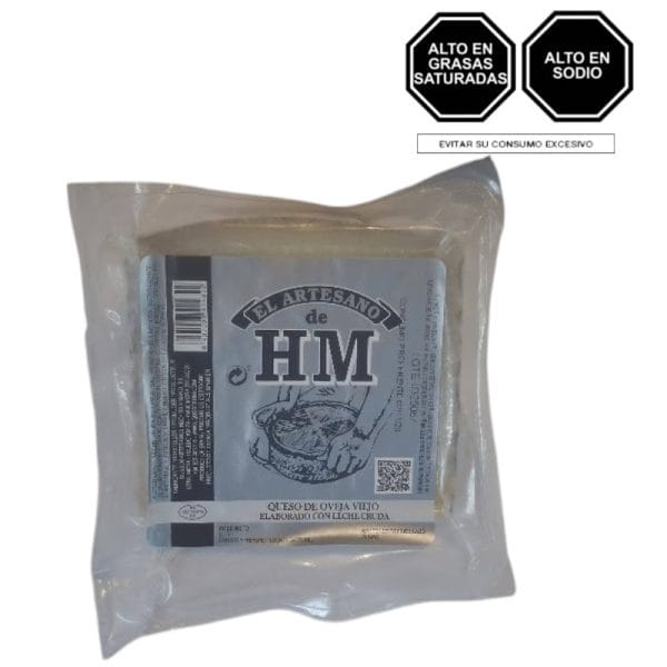 Cuña de Queso de Oveja Artesano de Leche Cruda Viejo Reserva 10m